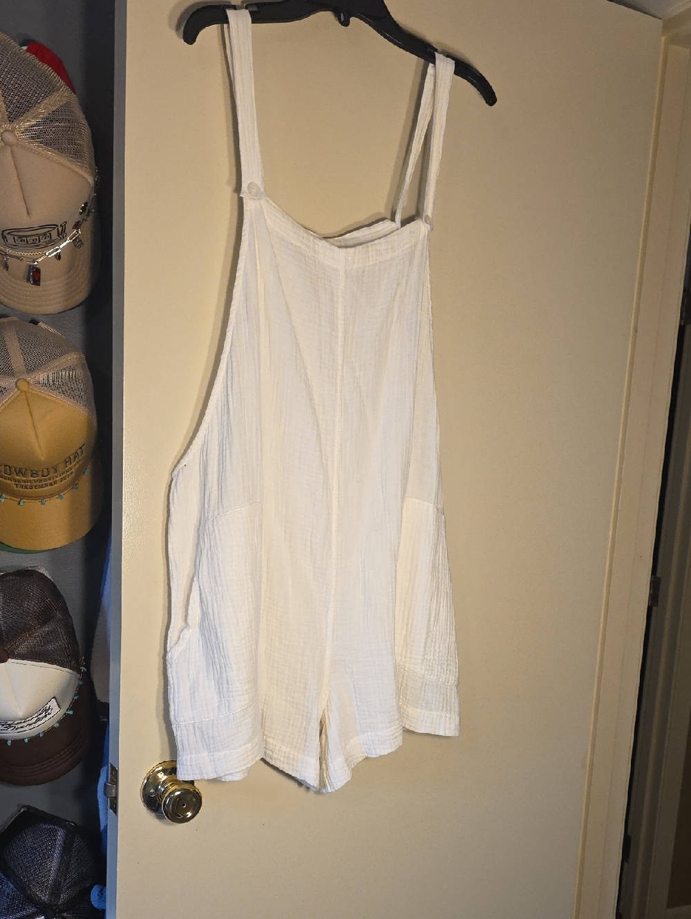 Colsie White Gauze Romper